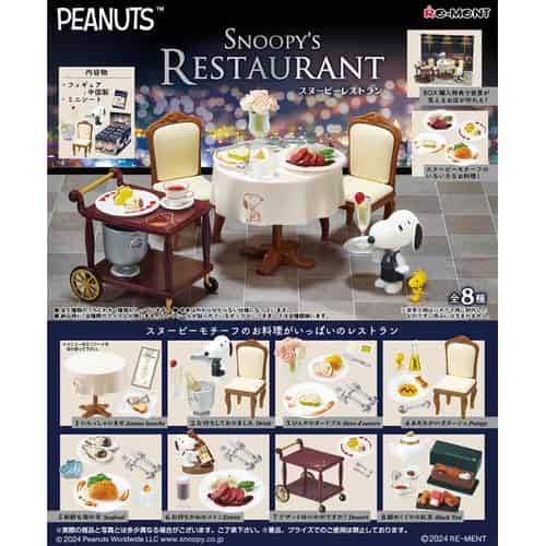 Re-ment Peanuts Snoopy's Restaurant Series